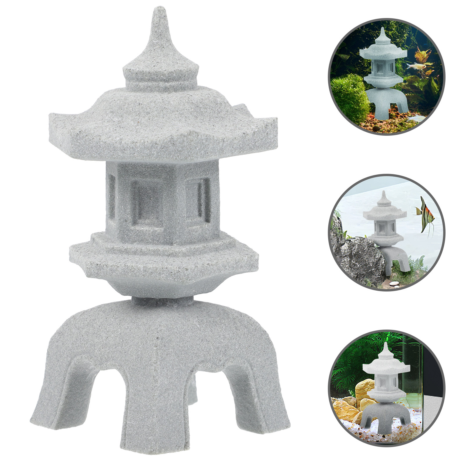 Bonsai Garden Landscape Design - Adorno de acuario con forma de