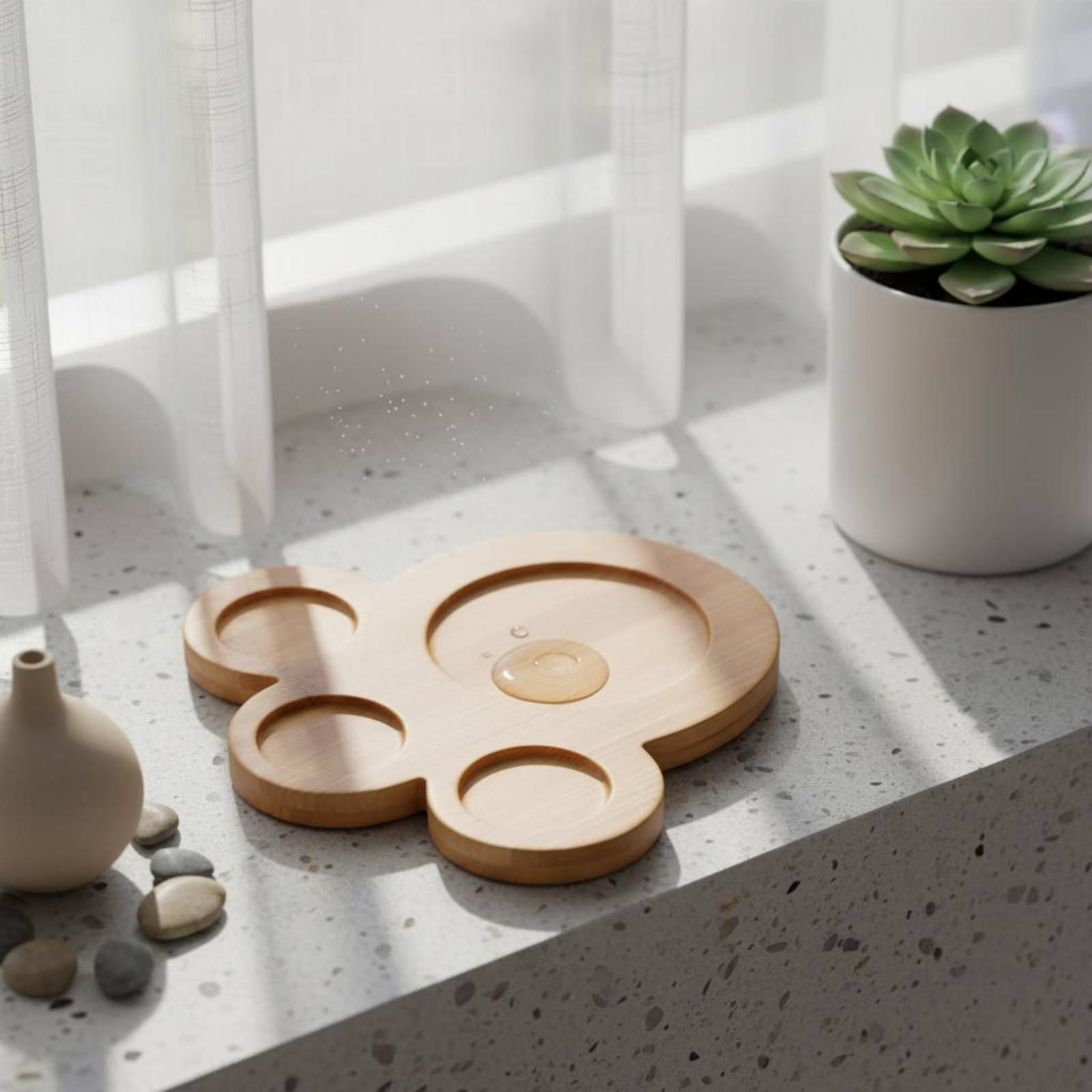 Bandeja Industrial de Bambú pa - Drip Tray Saucer reseña y precio