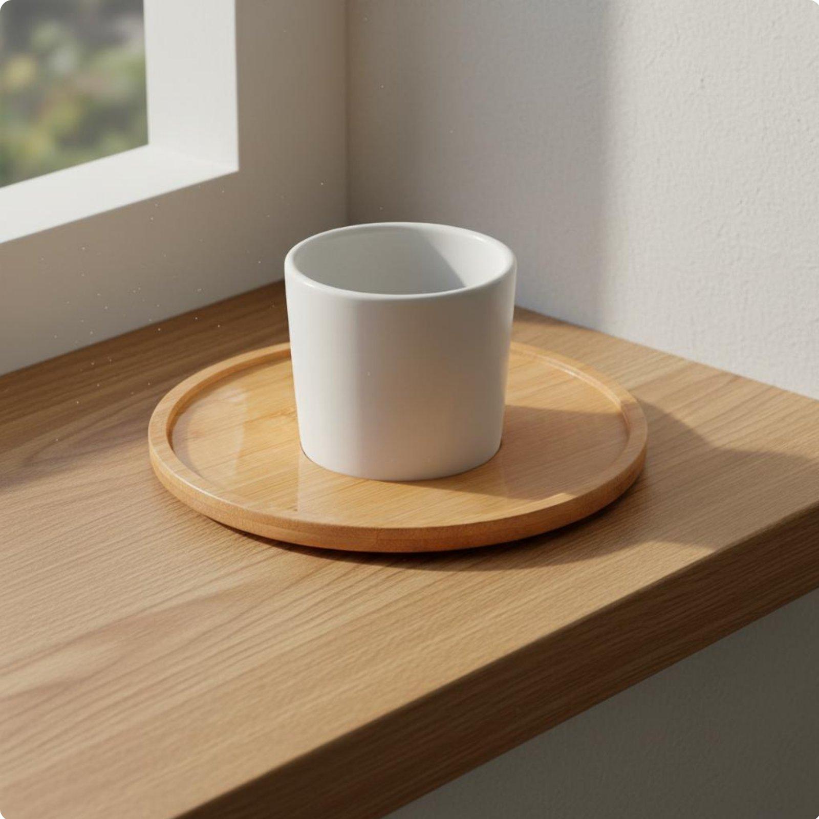 Bandeja Industrial de Bambú pa - Drip Tray Saucer reseña y precio
