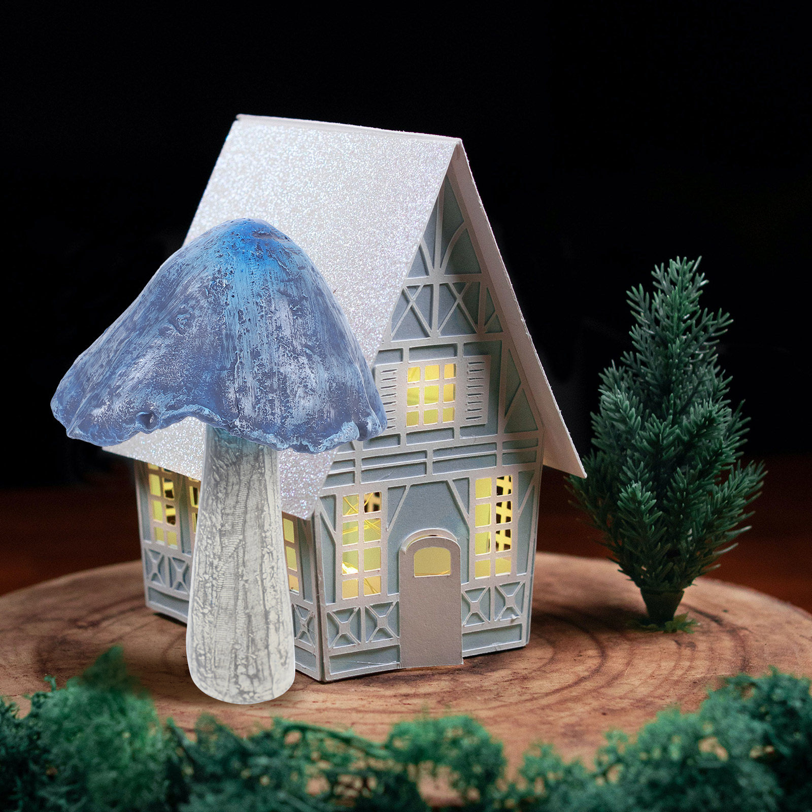 Adorno de hongo en miniatura,  - Bonsai Garden Landscape Design reseña y precio