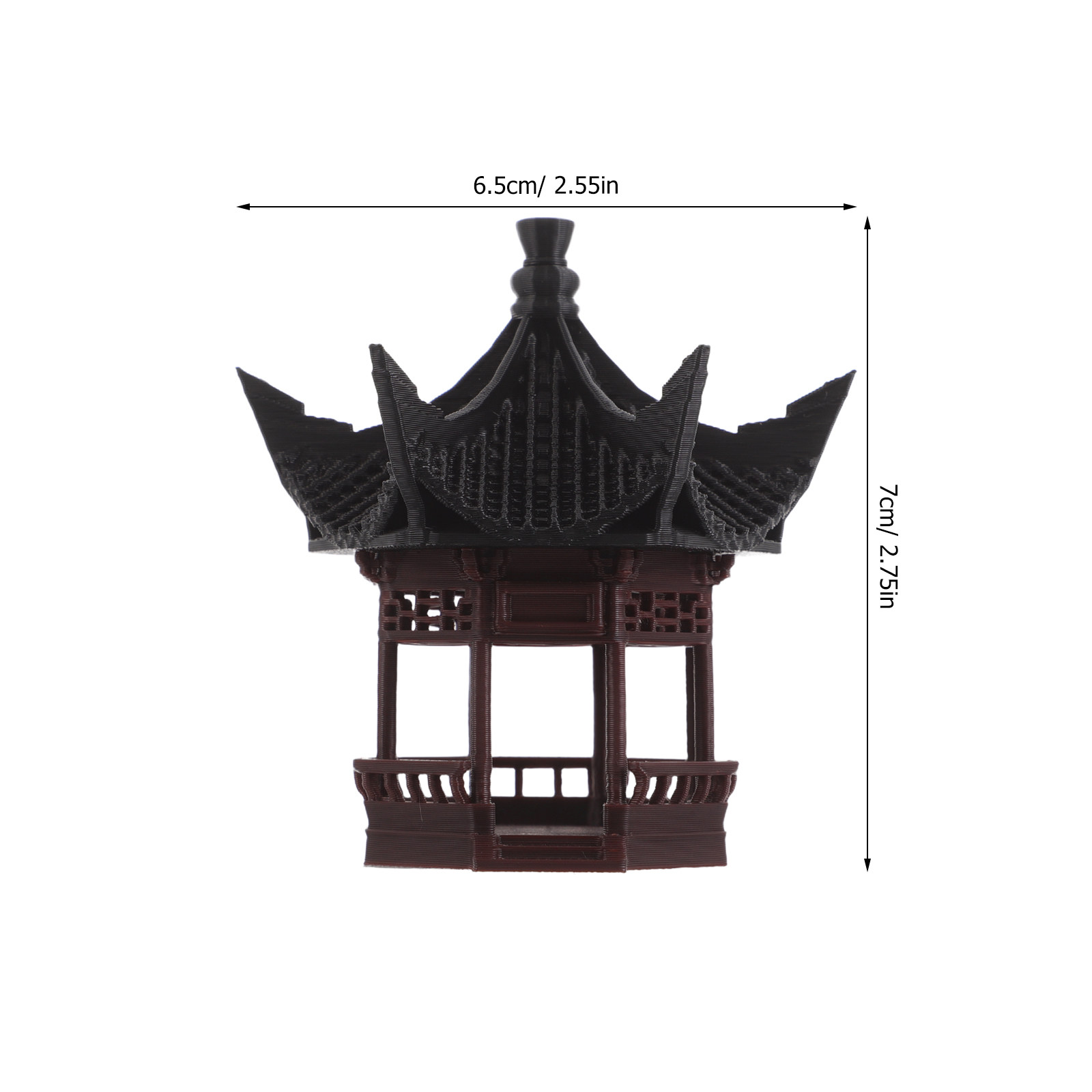 Pequeña pagoda decorativa para - Bonsai Garden Landscape Design reseña y precio